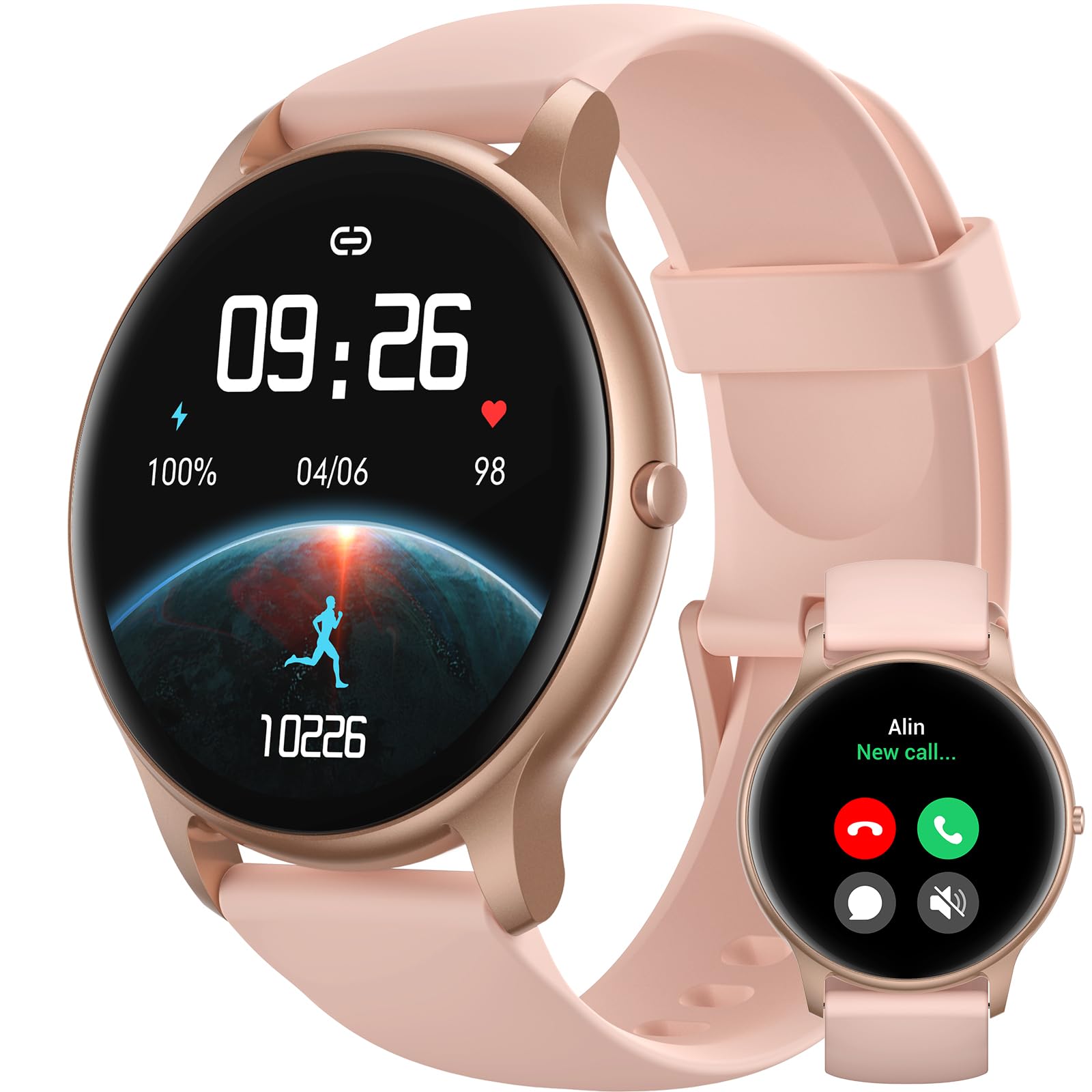 **Parsonver Smart Watch with Call Function, 1.32
