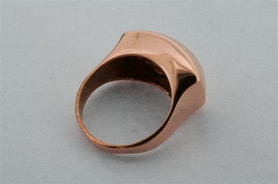 Clean Regal Copper Ring for Women - Elegant & Hypoallergenic Jewelry for Everyday Wear, Parties & Special Occasions