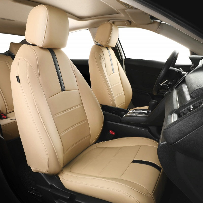 Premium Honda Civic Seat Covers 2016-2021 Model - Waterproof & Custom Fit Car Accessories for Comfort & Protection - Perfect for Daily Commute, Road Trips & Family Use
