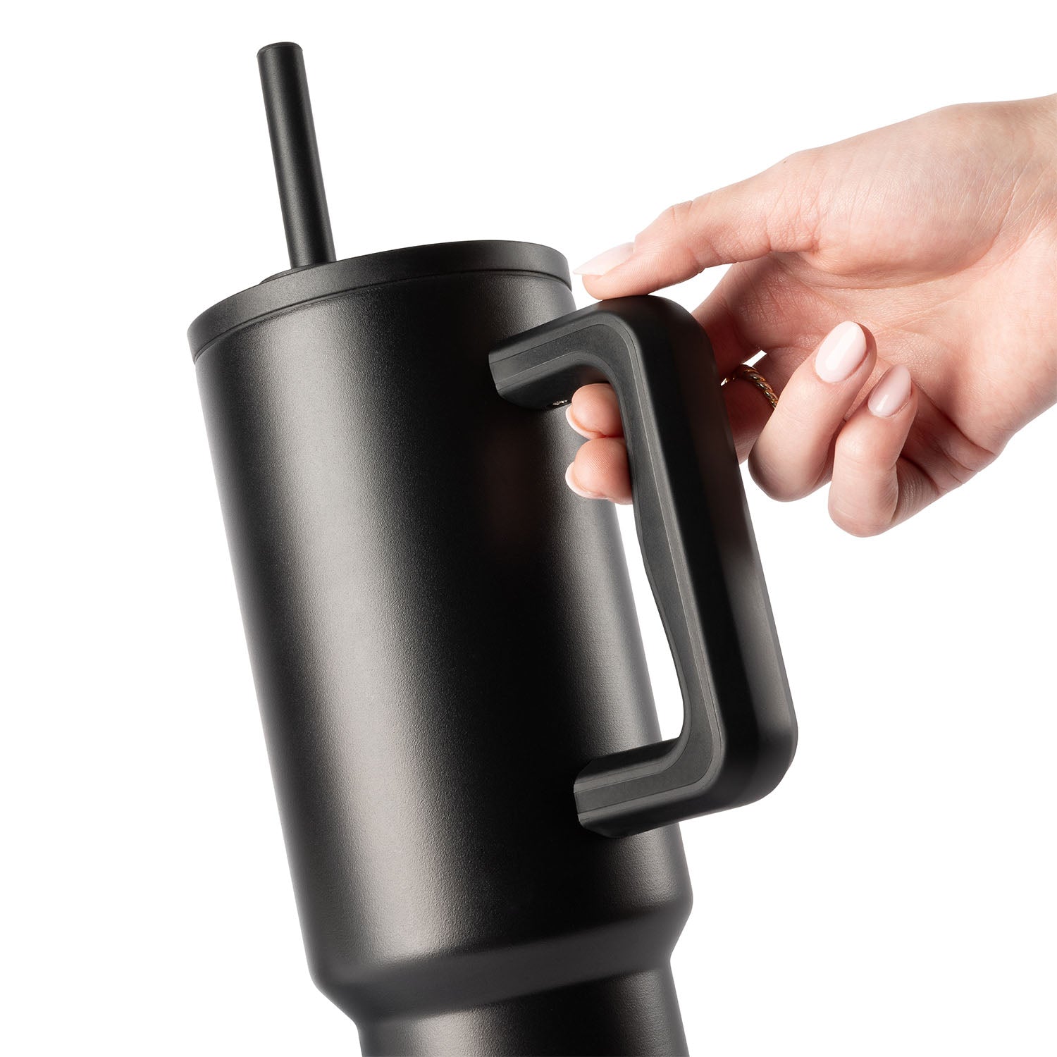 Premium Trek Tumbler with Signature Design - Insulated Stainless Steel Travel Mug for Coffee & Tea - Perfect for Hiking, Camping & Outdoor Adventures