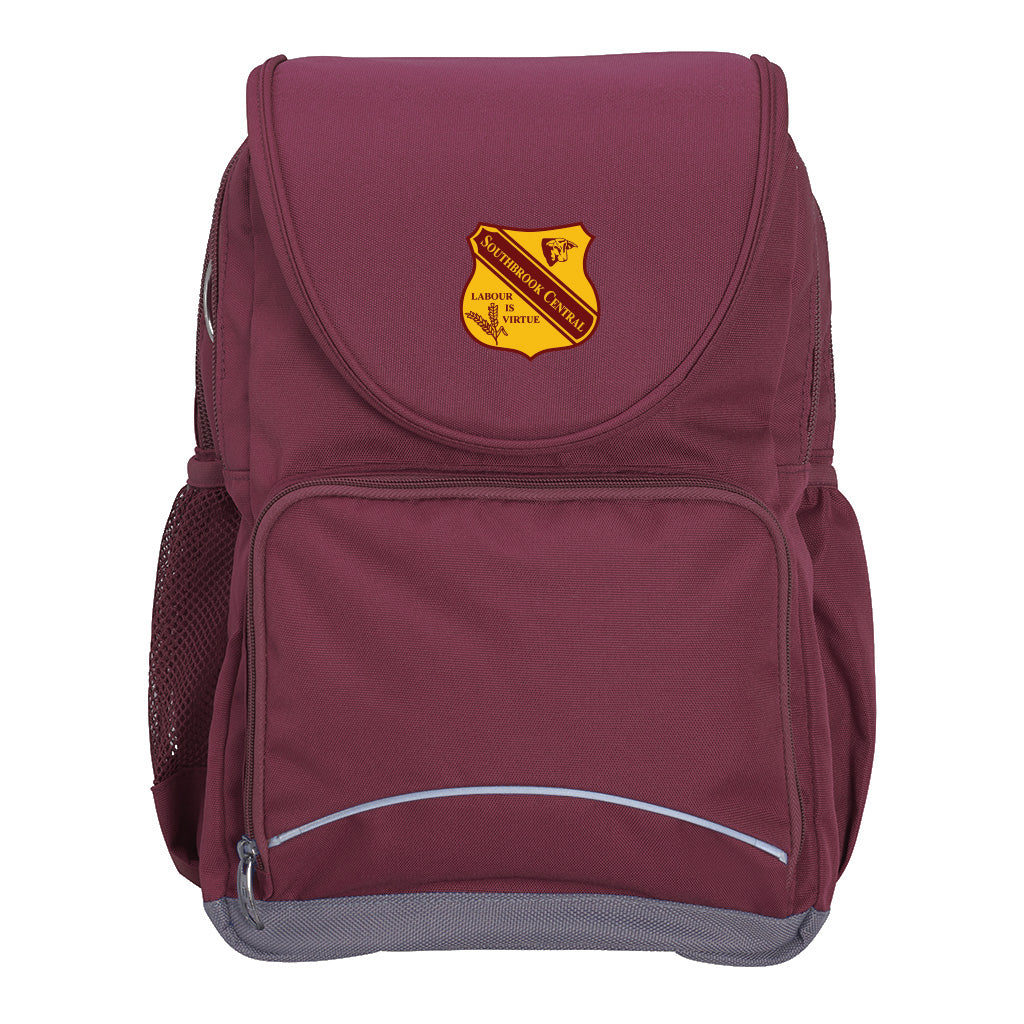 Southbrook Central State School Ergo Tuff Pack PRIMARY 26L Maroon Backpack - Durable School Bag for Students, Perfect for Books, Laptops & Daily Use