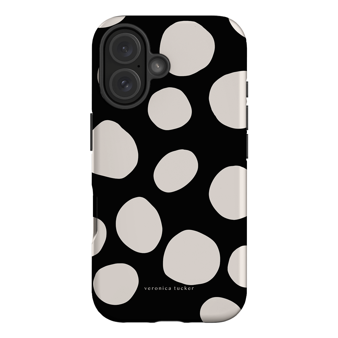 Premium Pebbles Noir Phone Case - Slim Protective Cover for iPhone & Samsung - Perfect for Everyday Use, Travel & Outdoor Activities