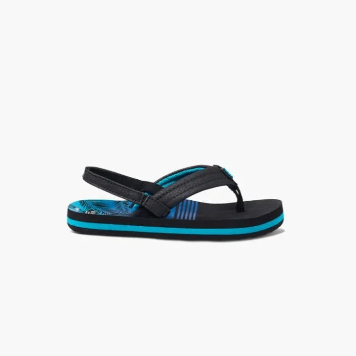 **Reef Aquifer Palm Little Ahi Toddler Sandals - Comfortable Beach & Water Shoes for Kids - Perfect for Pool, Beach, and Outdoor Play**