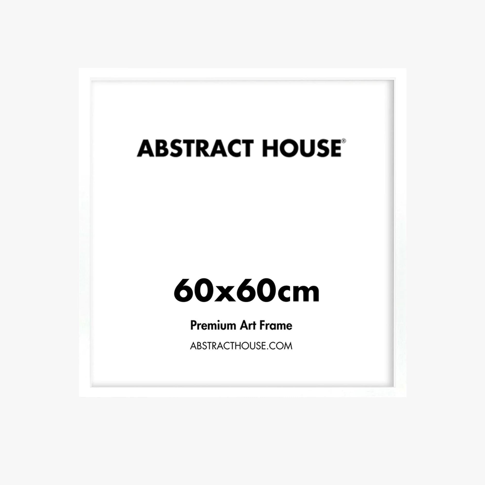 60 x 60 cm Wooden Picture Frame - Premium Solid Wood Square Photo Frame for Wall Art, Home Decor, and Gallery Displays - Perfect for Living Room, Bedroom, and Office Decorations