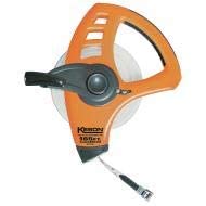 Keson FLT18165 165-Foot SAE Fiberglass Long Tape Measure - Durable, Weather-Resistant for Construction, Surveying & Outdoor Use