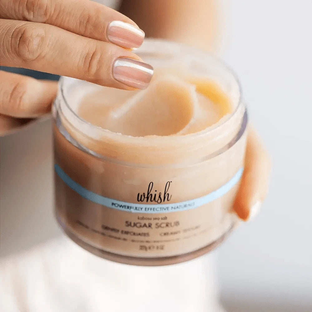 Kabosu Sea Salt Sugar Scrub - Exfoliating Body Scrub with Natural Ingredients for Smooth Skin | Perfect for Spa Day & At-Home Self Care