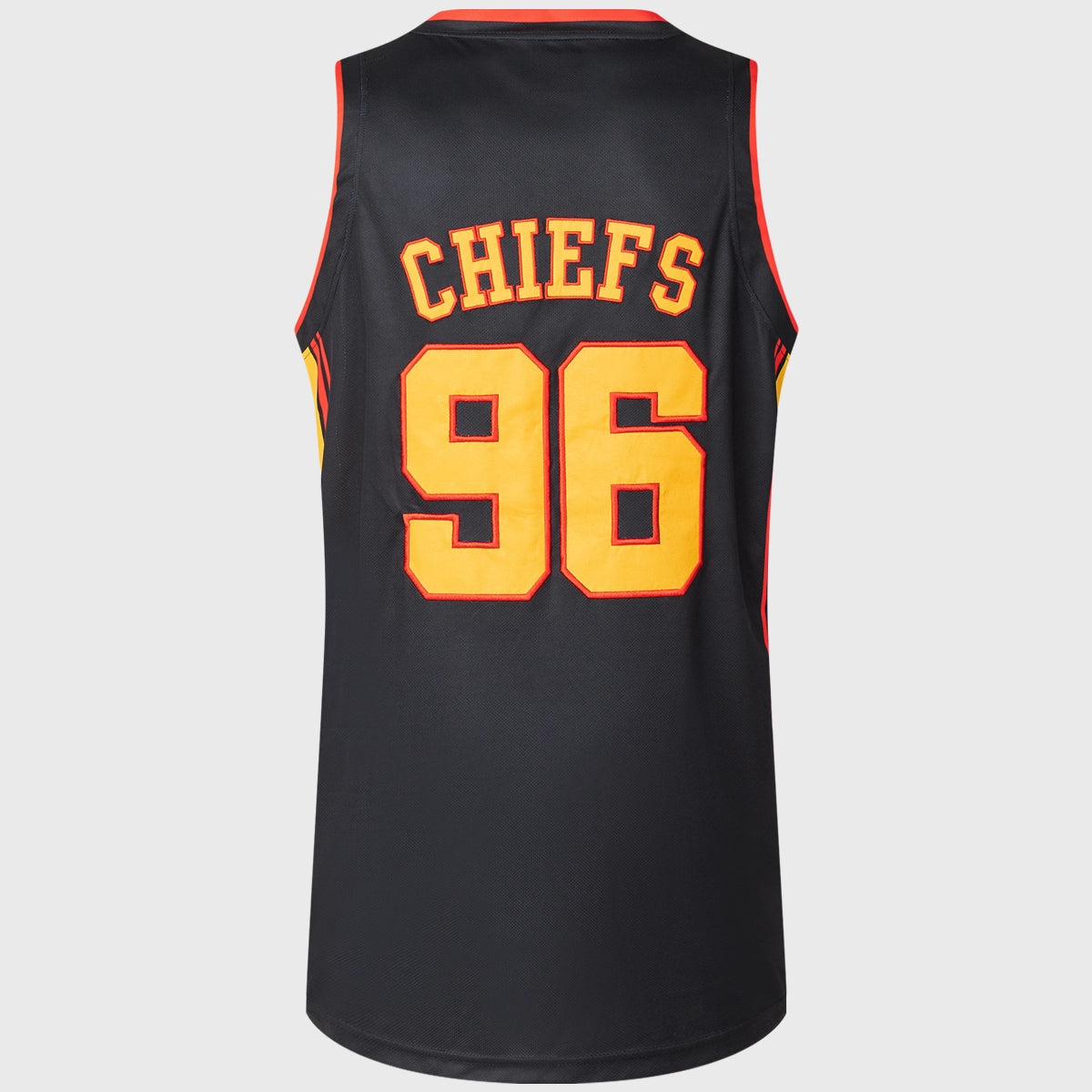 2025 Classic Kansas City Chiefs Super Rugby Basketball Jersey - Black - Perfect for Game Day, Sports Events & Fan Collections
