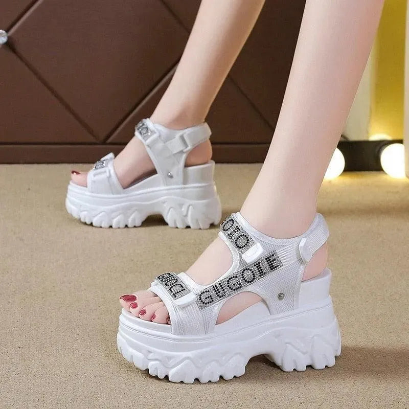 Stylish Open Toe Wedge Sandals for Women - Comfortable Summer Wedge Heels with Arch Support | Perfect for Beach, Wedding & Casual Outfits