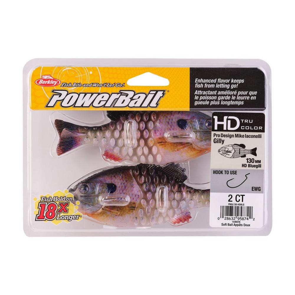 Berkley PowerBait Gilly Swimbait Fishing Lure - Designed by Mike Iaconelli - Perfect for Bass, Trout, and Freshwater Fishing