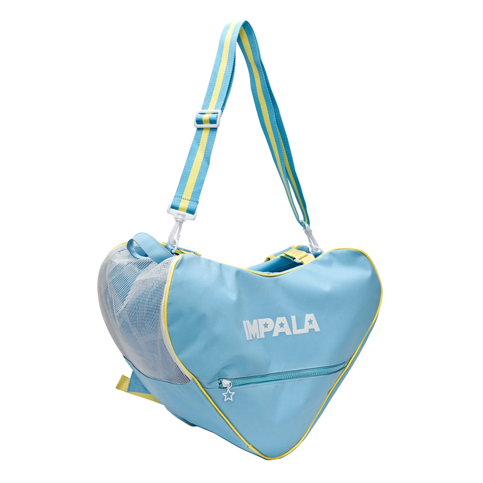 Impala Heart Shaped Skate Bag for Women - Cute Pink Roller Skating Backpack with Wheels | Perfect for Skate Park, Roller Derby & Outdoor Sports