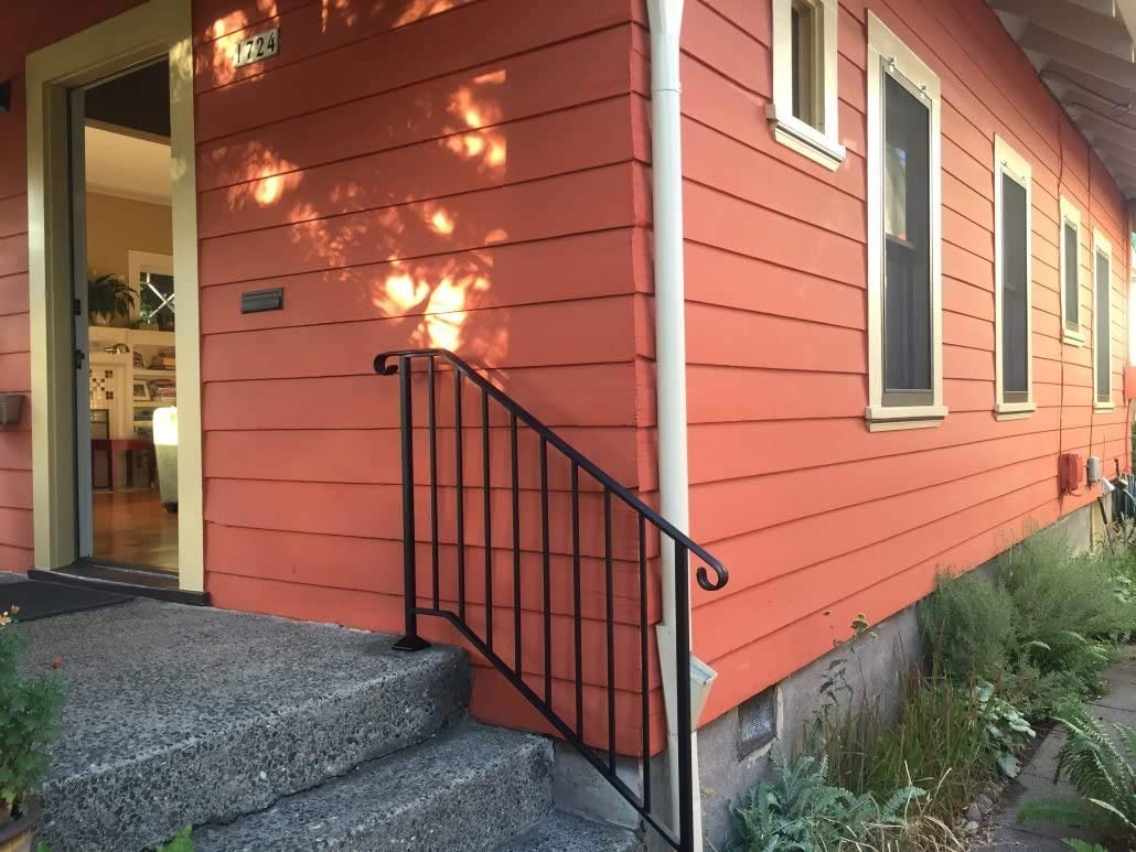 Iron X Handrail Picket #2 (No Fasteners) - 12 Pack Violet 2 Feet - Durable Metal Balusters for Staircase, Deck & Porch Safety Railings