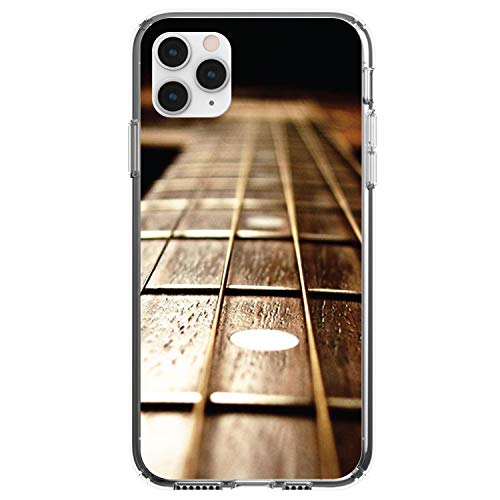 Guitar Strings Neck On Clear Case