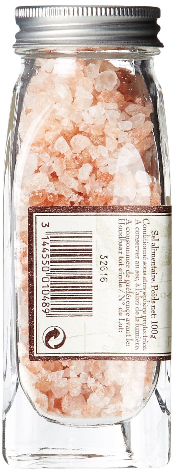 Organic Himalayan Pink Salt 100g - Pure & Natural Gourmet Salt for Cooking, Seasoning & Bath - ERIC BUR Sel Rose de l'Himalaya