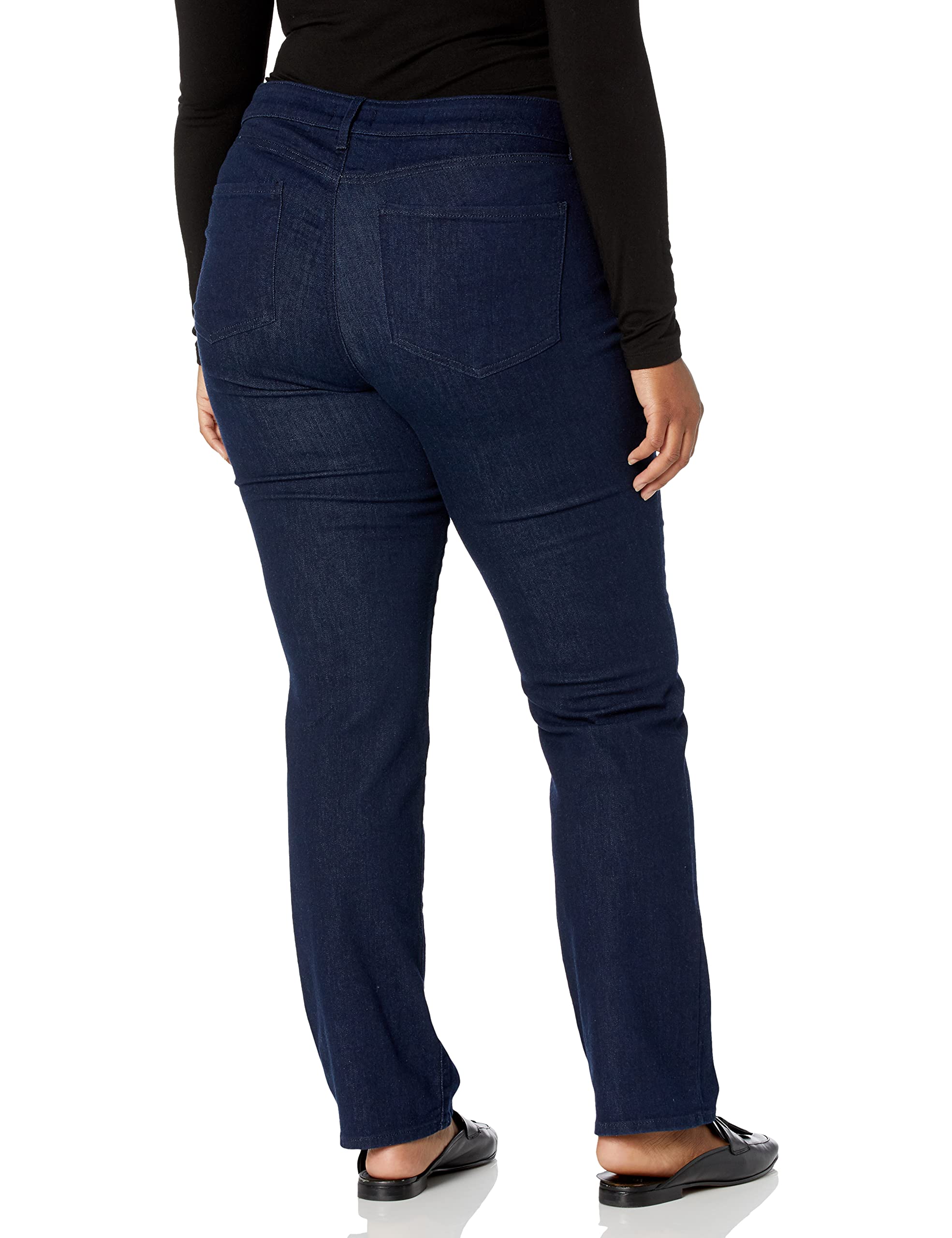 NYDJ Women's Plus Size Marilyn Straight Ankle Jeans - Slimming & Flattering Fit for Curvy Figures | Perfect for Work, Casual Outings & Everyday Comfort