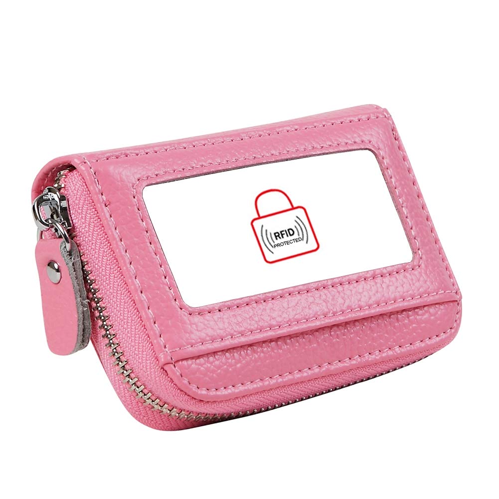RFID Blocking Leather Wallet for Women - 12 Card Slots Accordion Credit Card Holder | Perfect for Travel, Shopping & Everyday Use