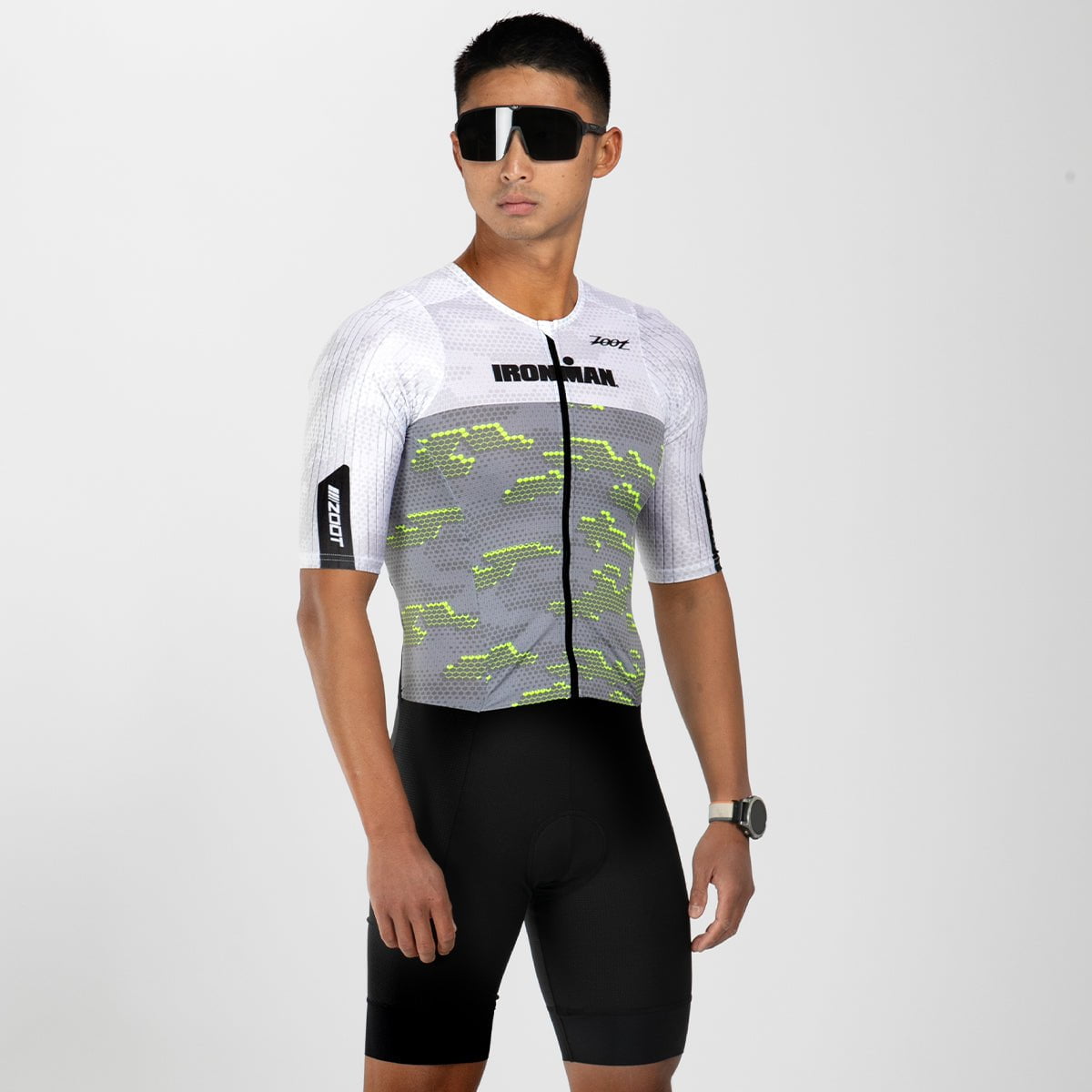 Men's Ultra Tri P1 Racesuit - Lightweight & Breathable Triathlon Suit for Competitive Swimming, Cycling & Running - Perfect for Ironman Training & Endurance Sports