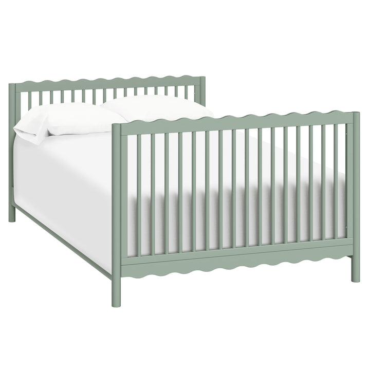Babyletto Swell 4-in-1 Convertible Crib to Toddler Bed & Full Size Bed - Modern Nursery Furniture for Baby & Kids Room - Safe, Stylish & Space-Saving Design for Small Spaces