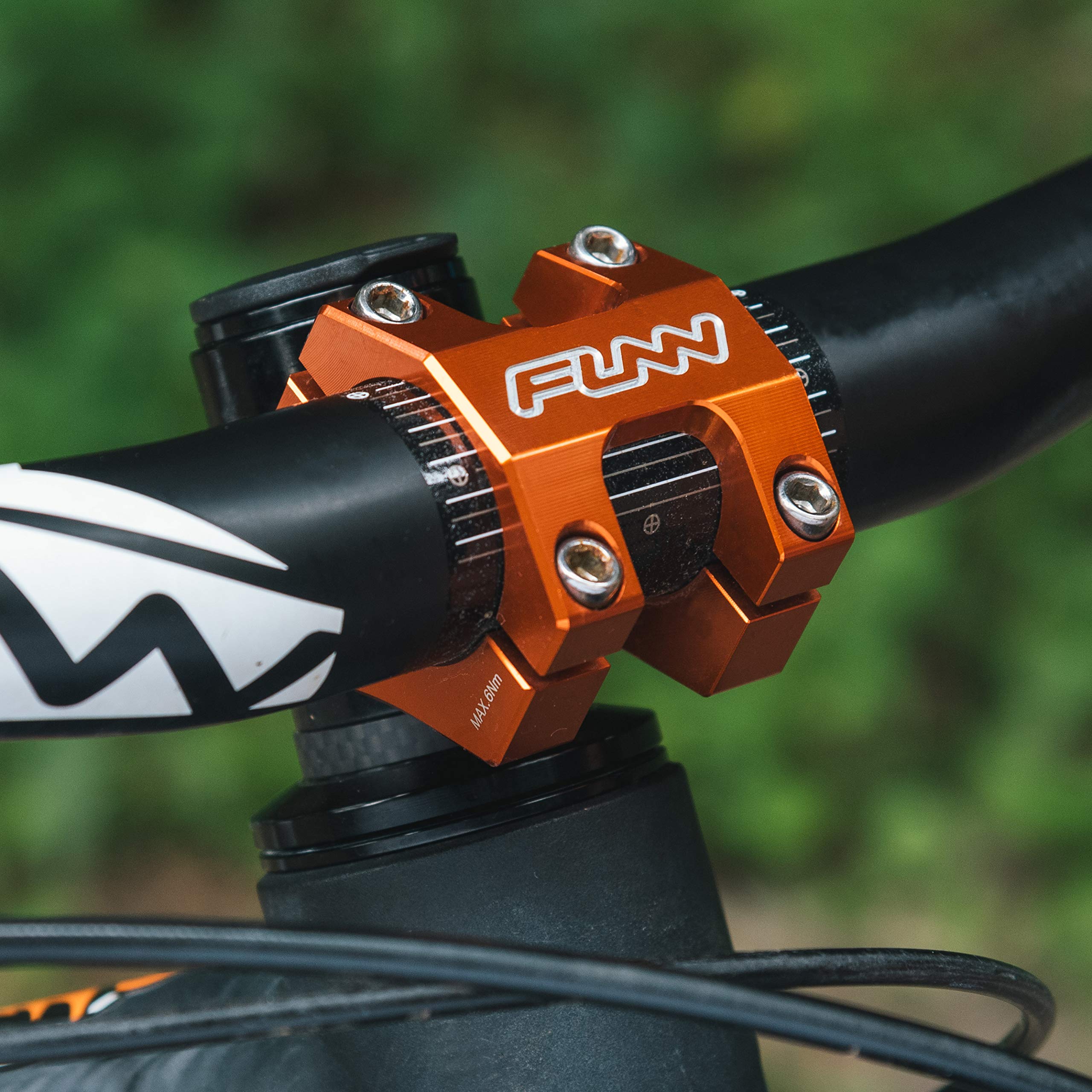 Funn Funnduro MTB Stem - 31.8mm Bar Clamp, Ultralight & Durable Alloy Bicycle Stem for Mountain Bikes & BMX - Perfect for Trail Riding, Downhill & Urban Cycling Adventures