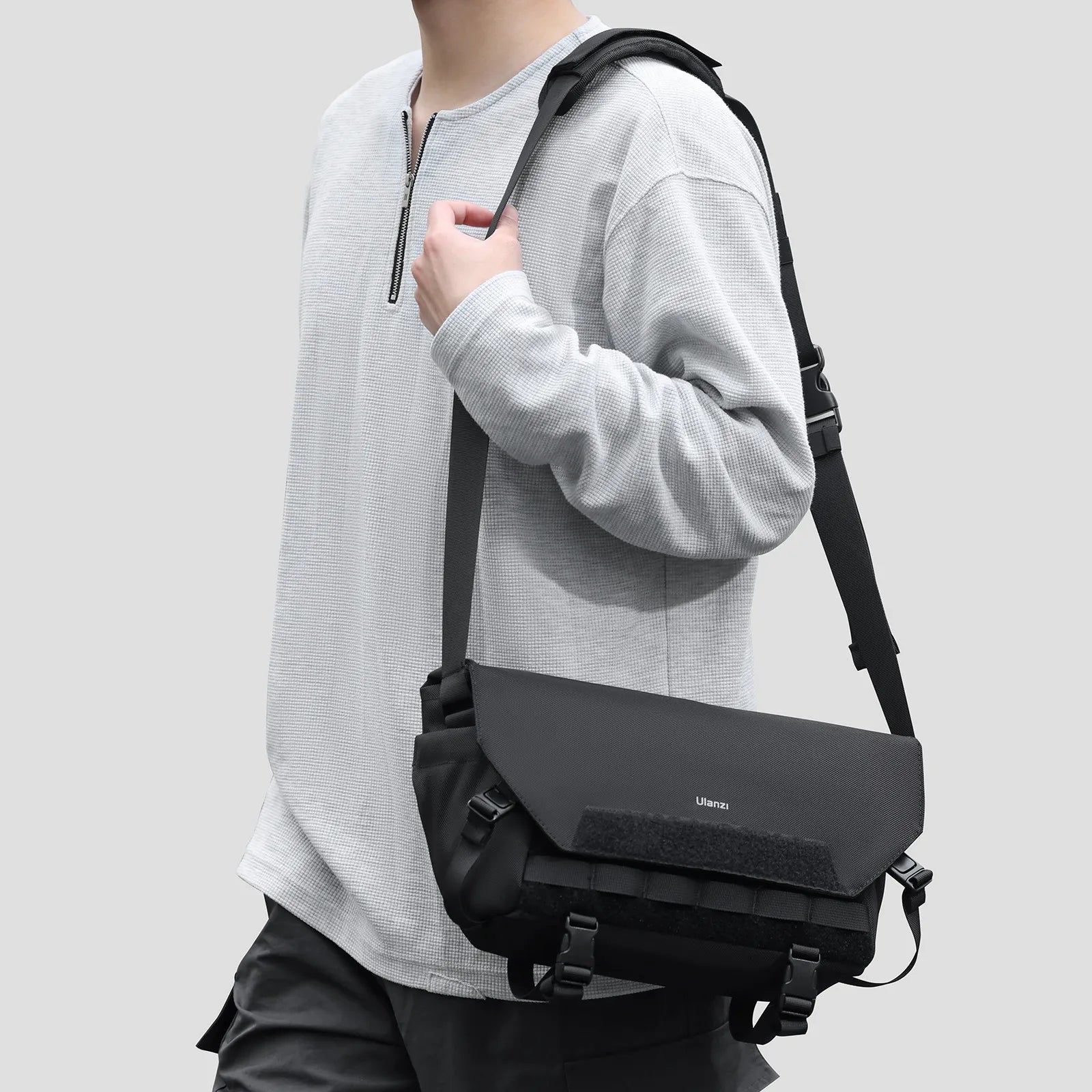 Ulanzi BC08 Camera Sling Bag - Waterproof DSLR/SLR Shoulder Bag for Photographers - Perfect for Travel, Hiking & Outdoor Photography (Model B010)