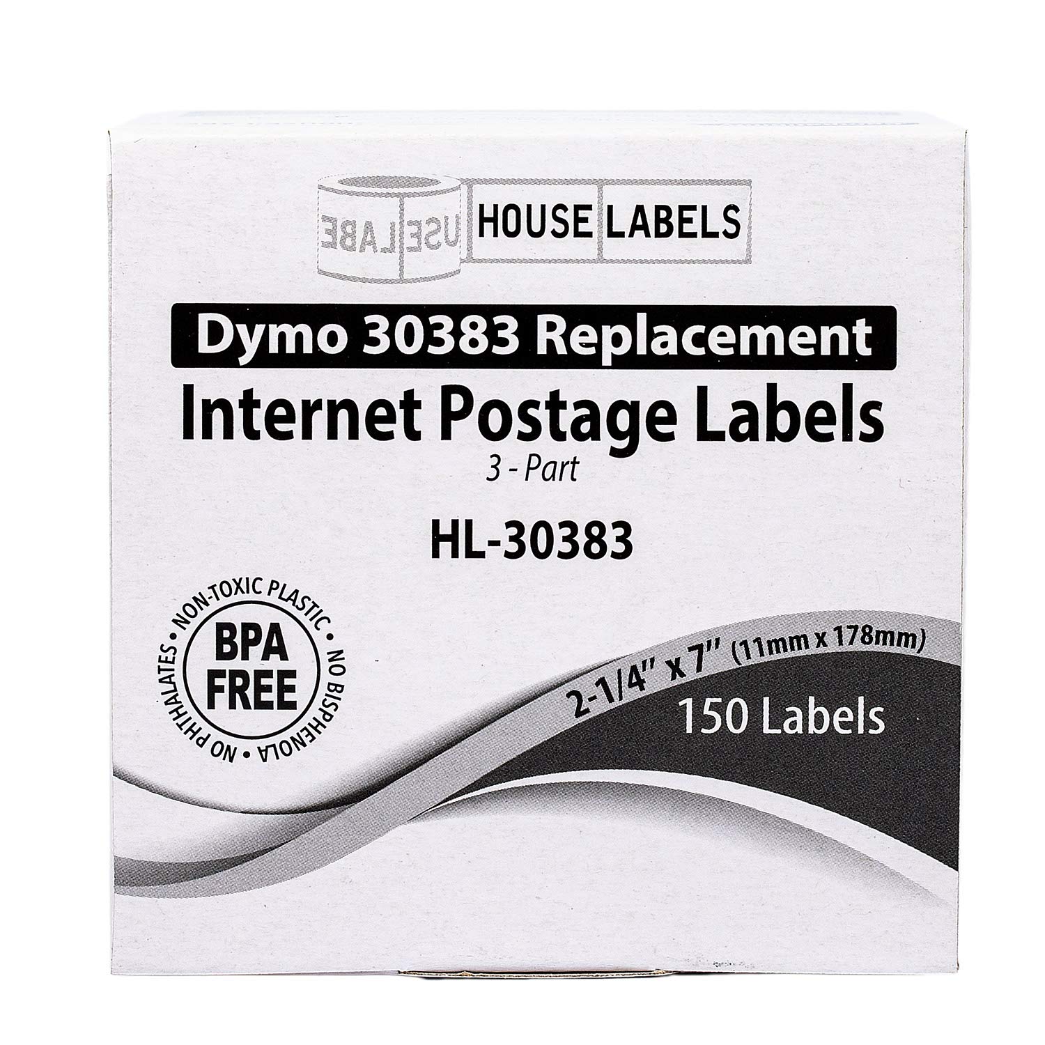 HOUSELABELS Compatible DYMO 30383 Shipping Labels (2-1/4