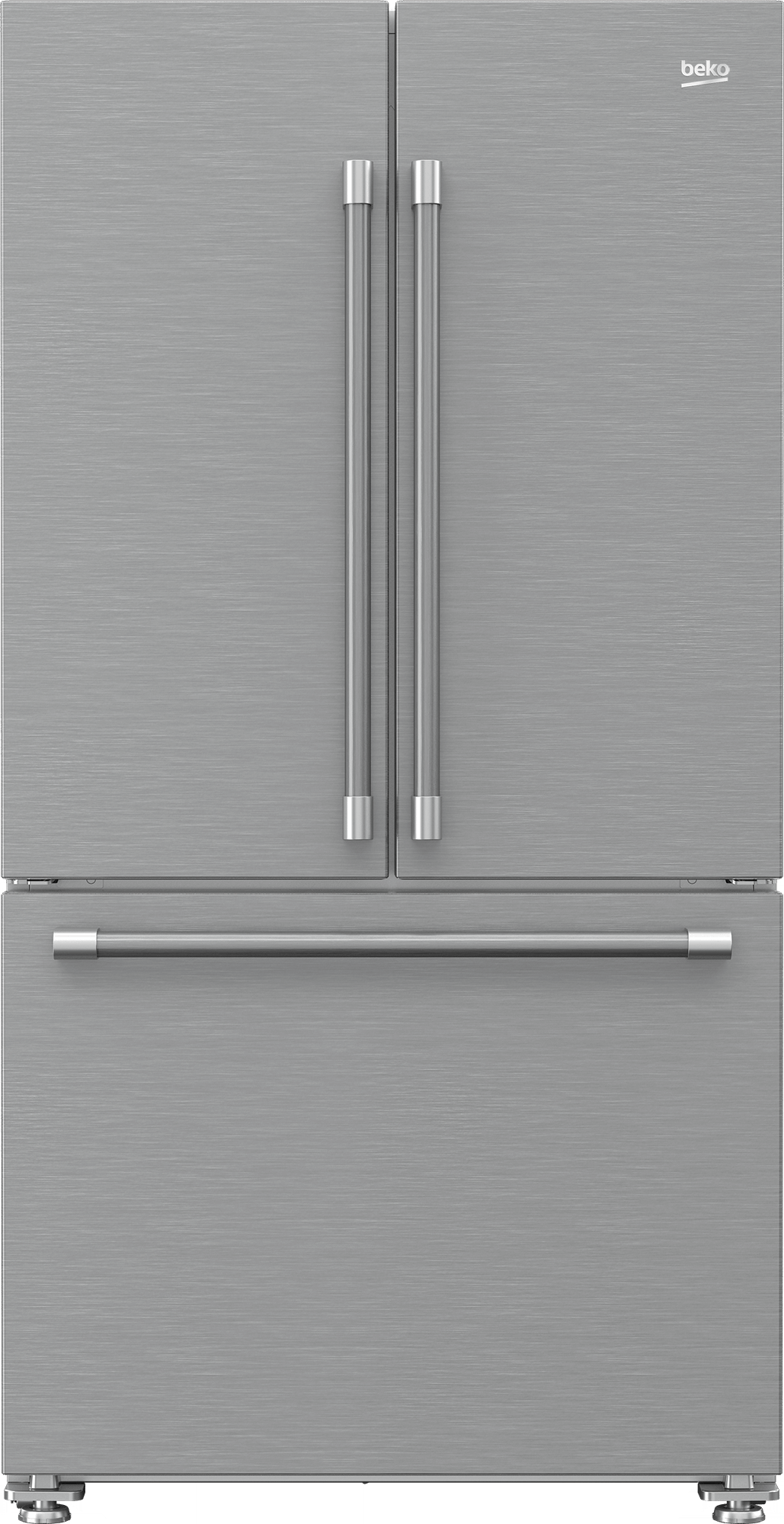 Beko BFFD3624XSS 35.74803 French Door Refrigerator - 36 Inch Stainless Steel Smart Fridge with FlexZone & Dual Cooling - Perfect for Modern Kitchens & Open Floor Plans