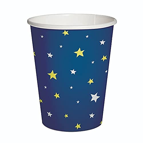 Space-Themed Birthday Party Supplies Set for 20 Guests - Disposable Paper Plates, Cups, Napkins & Solar System Decorations | Galaxy Party Decor with Planets, Rockets & Stars | Perfect for Kids' Space Birthday Parties, Astronaut-Themed Events & Cosmic Celebrations