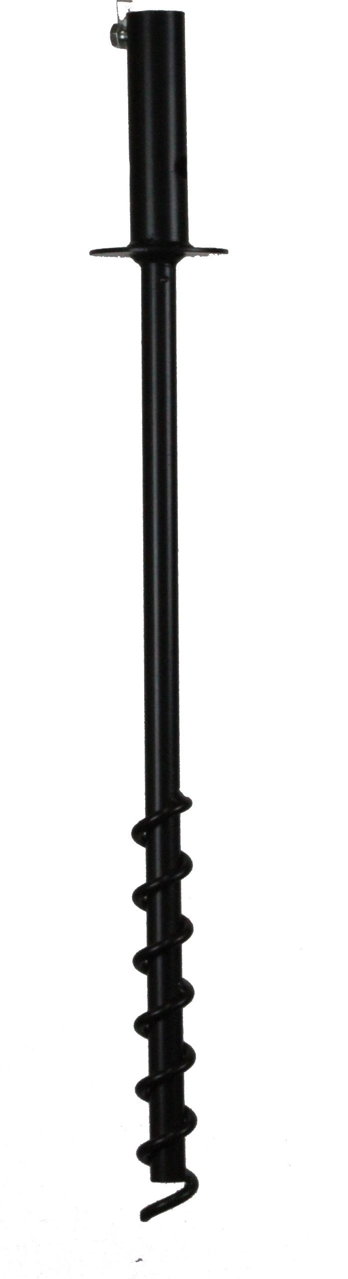 Premium Kettle Moraine Bird Feeder Pole Set with Squirrel Baffle & Twister Ground Socket - 4 Arm Hanging System for Outdoor Bird Watching - Perfect for Backyard, Garden, and Patio Use