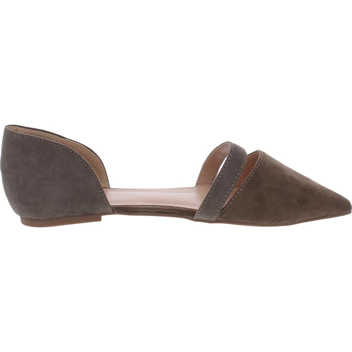 Journee Collection Women's Comfortable Ballet Flats - Lightweight Slip-On Shoes for Work, Travel & Everyday Wear