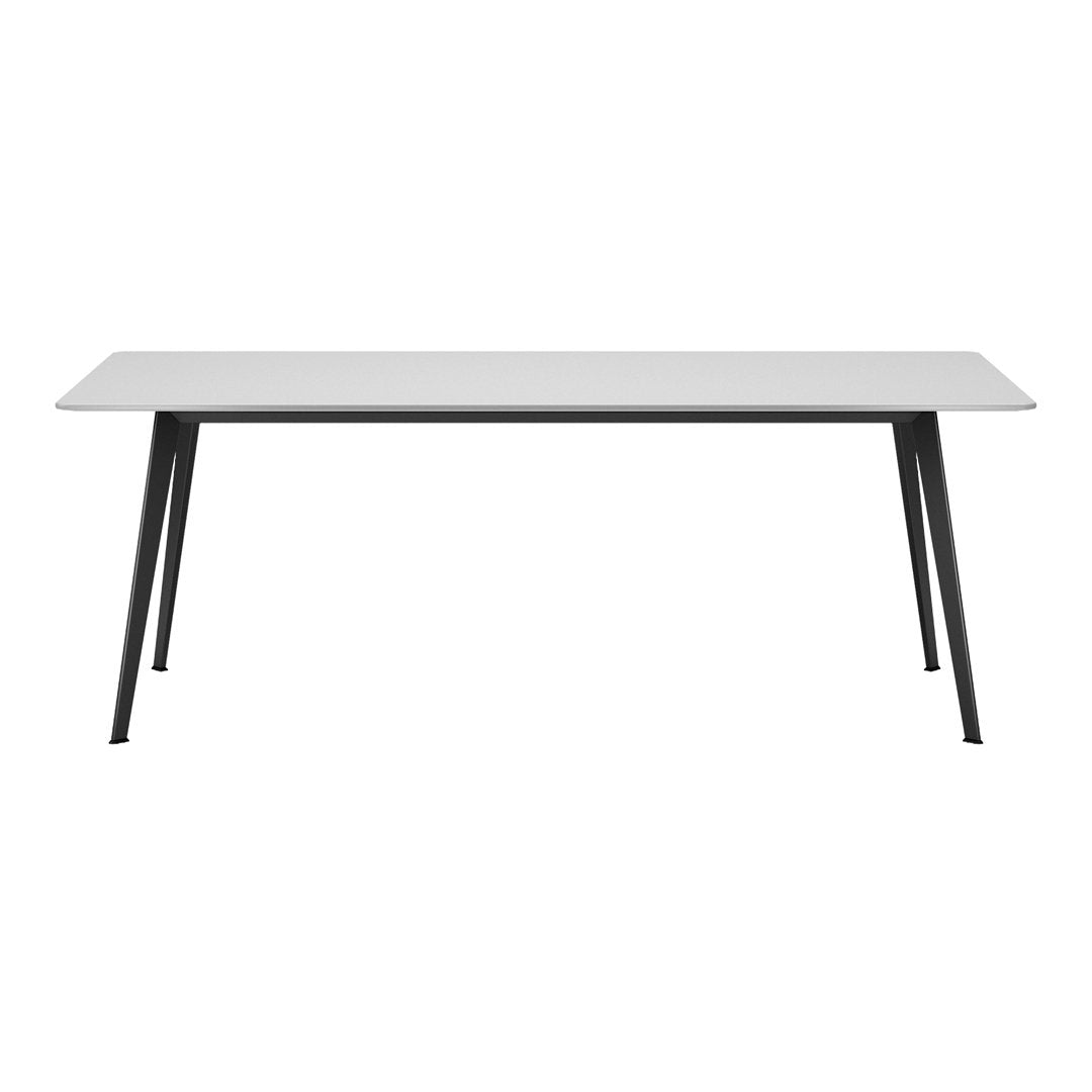 Modern Rectangular JW Dining Table - Solid Wood Kitchen Table for 6-8 People - Perfect for Family Dinners & Entertaining Guests