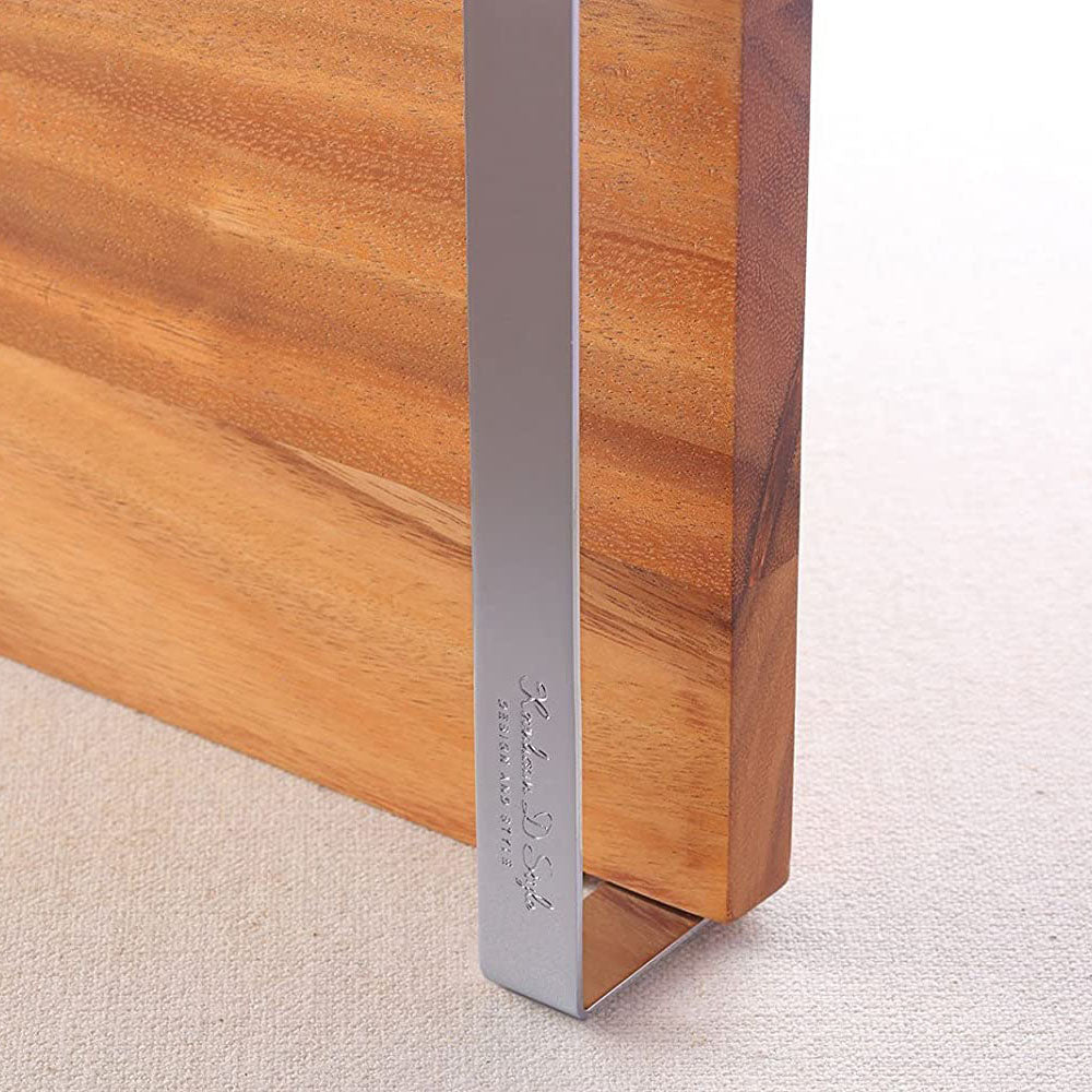 Premium Kevnhaun Wooden Cutting Board for Kitchen - Durable Bamboo Chopping Block with Juice Groove & Non-Slip Feet - Perfect for Meat, Vegetables, Fruits & Cheese - Ideal Gift for Home Chefs & Cooking Enthusiasts