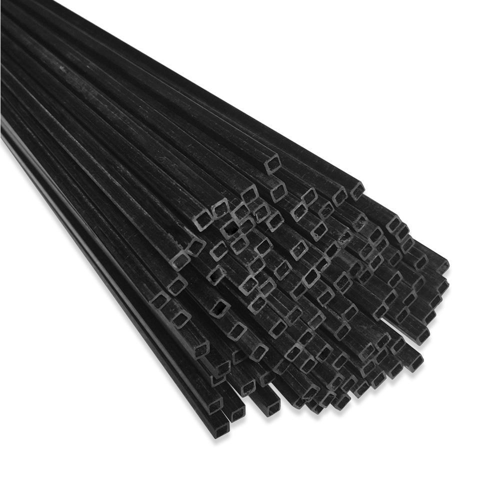 1 Meter Carbon Fiber Square Tube (1pc) - Durable & Lightweight - Choose Your Size (10mm-50mm) - Perfect for DIY Projects, RC Models, Drone Frames & Structural Reinforcement