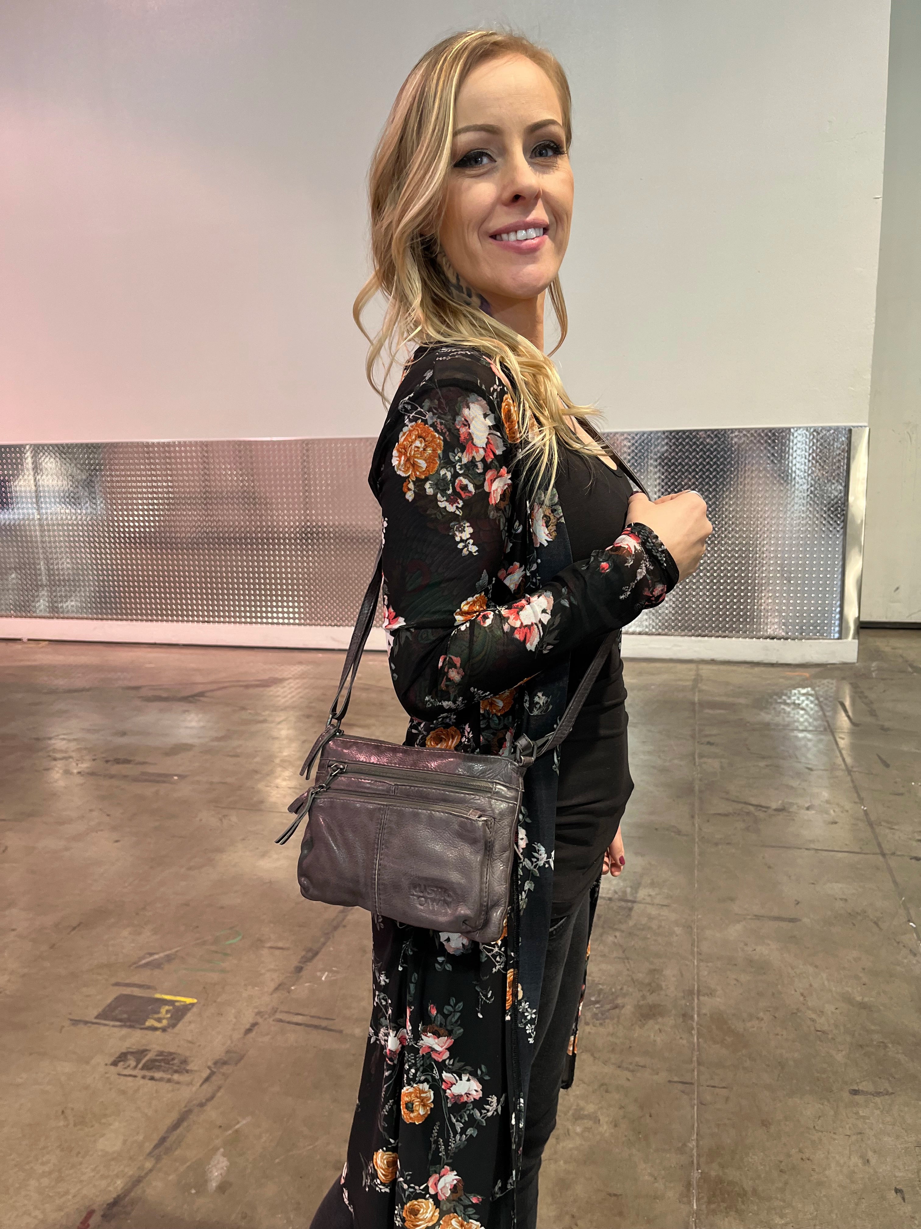 Genuine Leather Crossbody Bag for Women - Stylish & Durable Stone Brown Shoulder Purse | Perfect for Work, Travel & Everyday Use