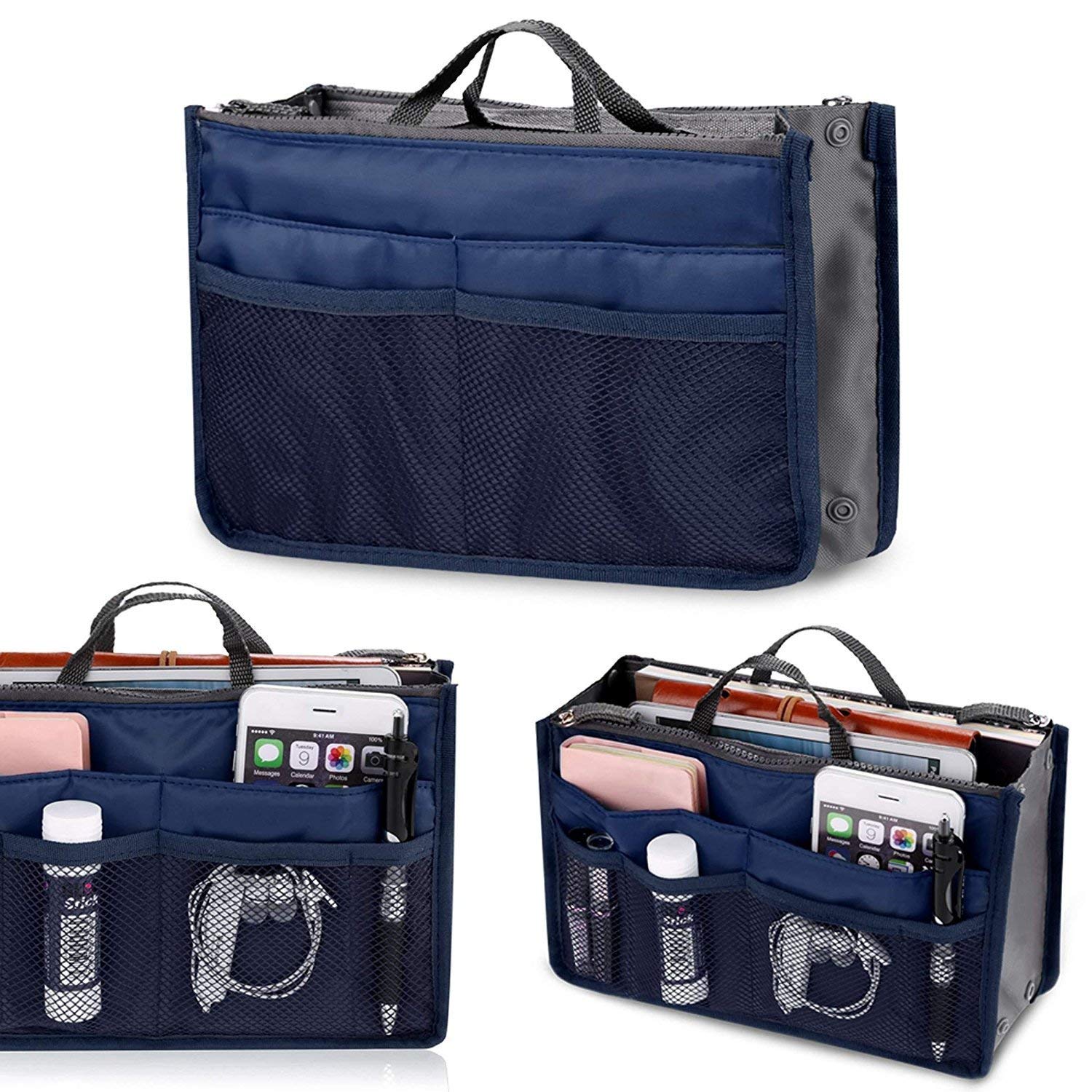 Multi-Functional Travel Cosmetic Bag - Waterproof Makeup Organizer Pouch for Toiletries, Jewelry, Phone & Accessories - Perfect for Travel, Gym, Work & Daily Use