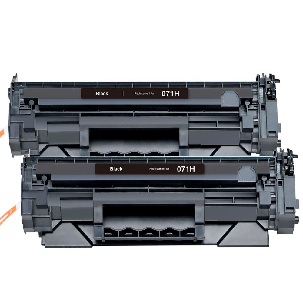 High Yield Compatible Canon 071H Black Toner Cartridge (2-Pack) with Smart Chip - Perfect for Office Printing & Home Business Documents