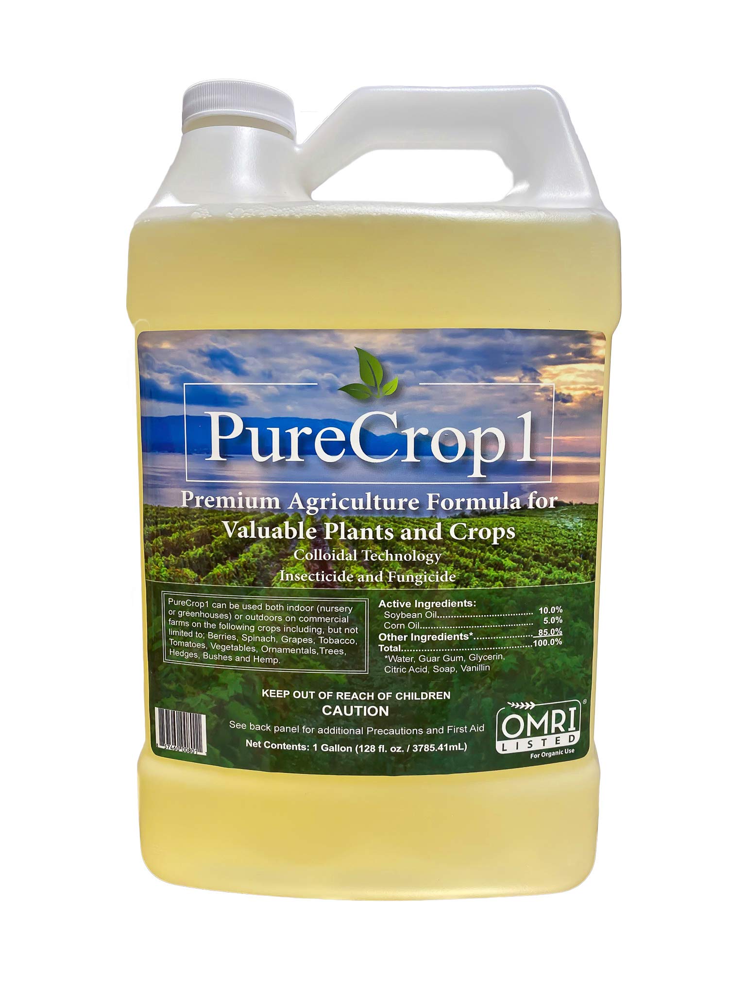 Organic Plant-Based Concentrate - Insecticide, Miticide & Fungicide for Home, Garden & Hydroponics | Natural Pest Control for Aphids, Spider Mites & Powdery Mildew | Biostimulant for Healthy Plants | 128oz (1 Gallon) | Ideal for Organic Gardening, Indoor Plants & Greenhouses