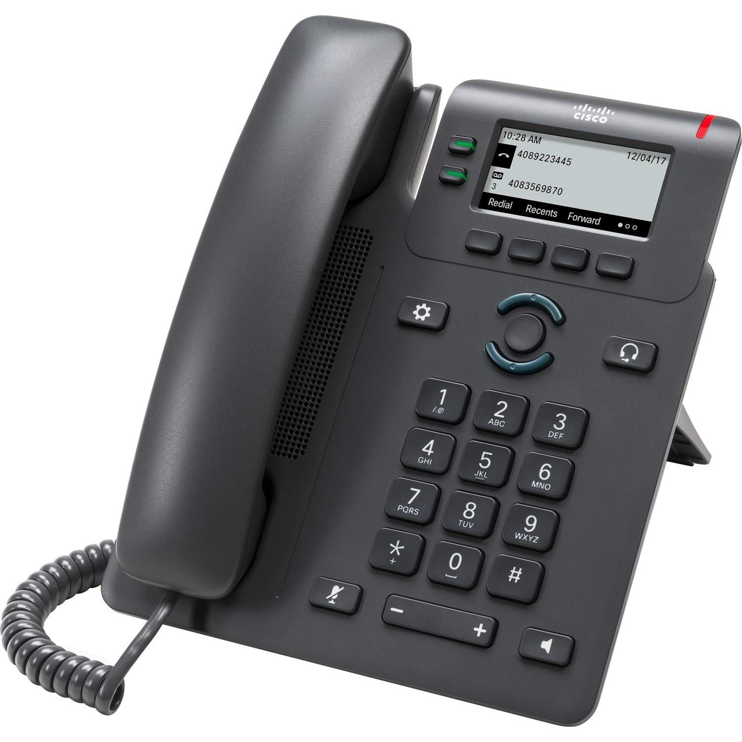 Cisco 6821 IP Phone - Corded Business VoIP Phone with Wall Mountable & Desktop Options for Office Communication