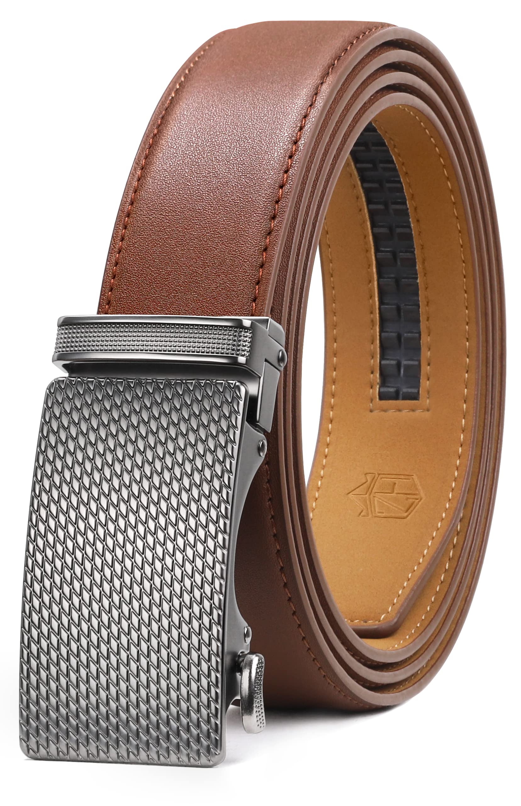 Premium Men's Ratchet Dress Belt - 1 3/8