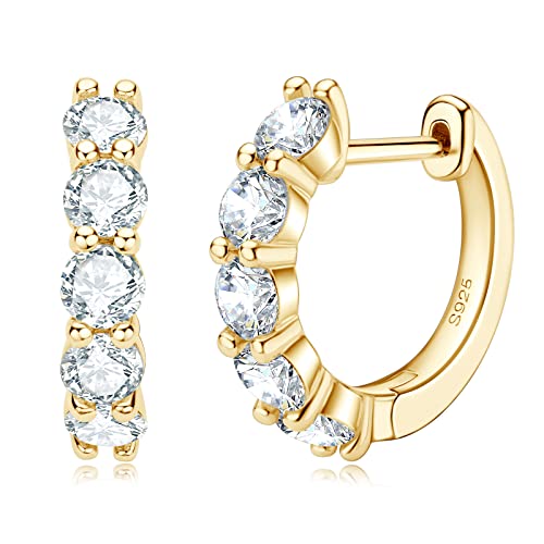 10pcs 3.5mm moissanites Yellow Gold