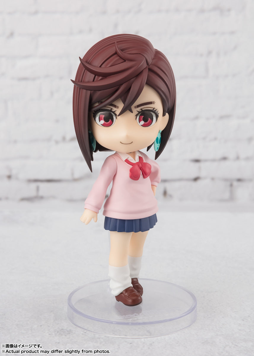 Bandai Figuarts Mini Dandadan Momo Action Figure - Anime Collectible Toy for Display & Cosplay - Perfect for Anime Fans, Gift Giving & Shelf Decoration