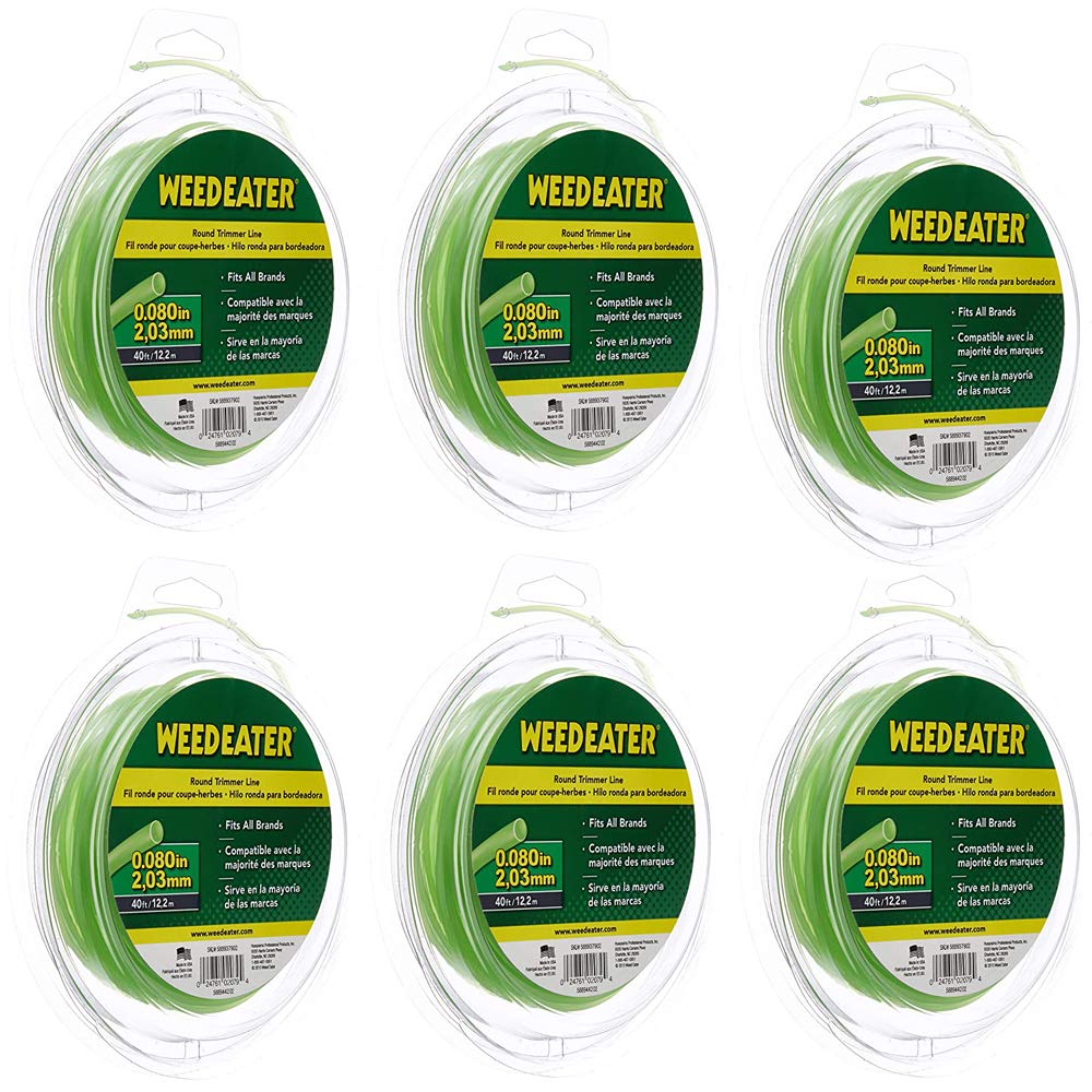 3 Pack Weed Eater Trimmer Line .080