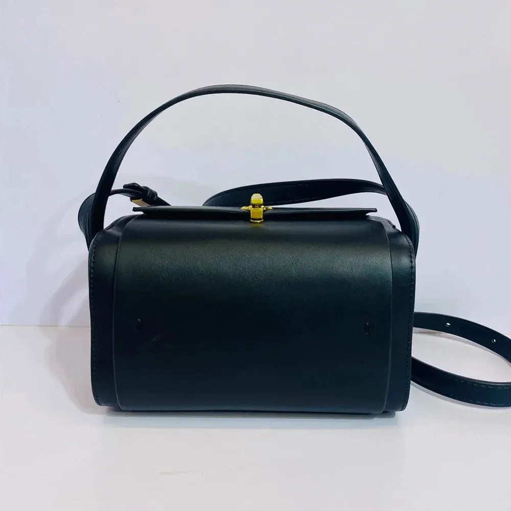 Stylish Small Box Boston Bag Handbag for Women - Trendy Crossbody Shoulder Purse for Travel, Work & Everyday Use