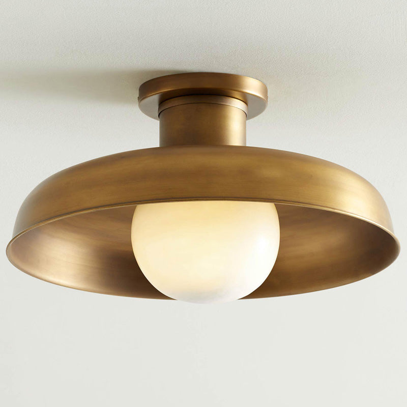 Modern Clifton Ceiling Light Fixture - Elegant Flush Mount Lighting for Bedroom, Living Room & Hallway - Energy Efficient LED Indoor Light with Frosted Glass Shade