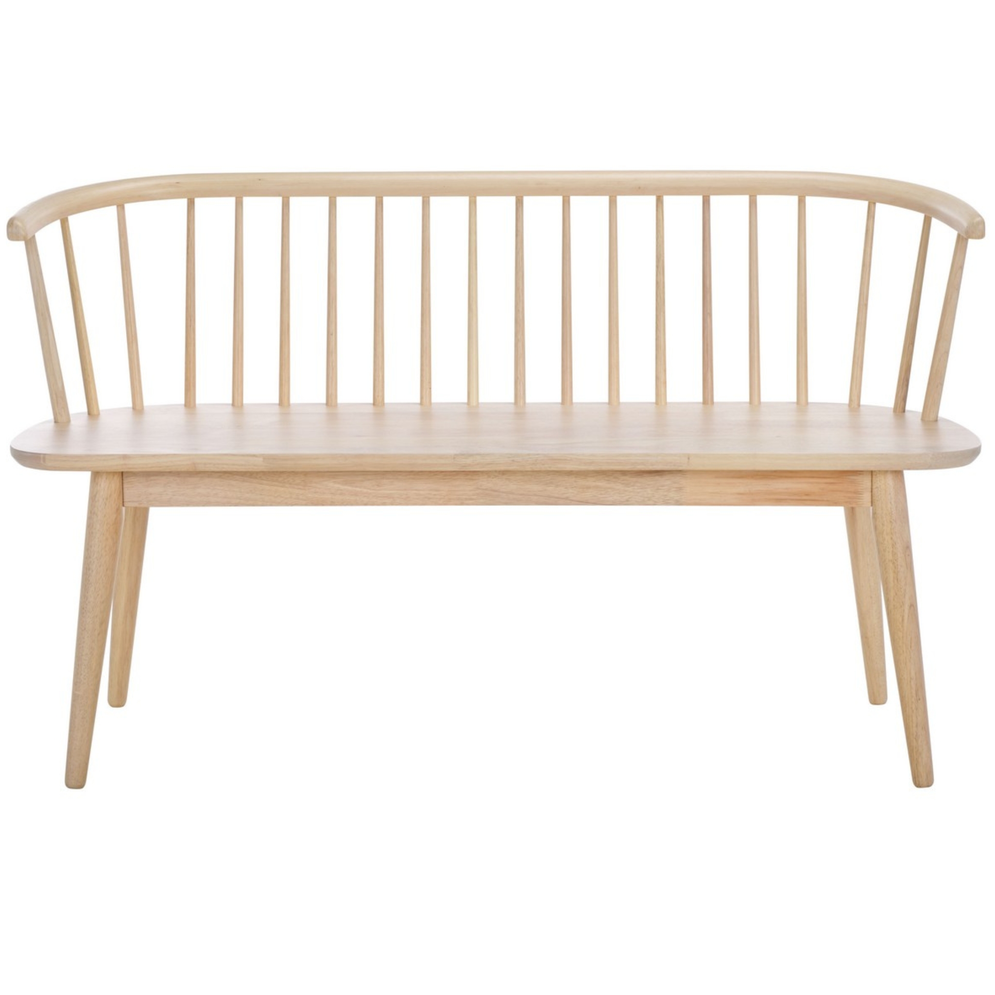 Blanchard Spindle Bench - Solid Wood Entryway Seating with Carved Details | Perfect for Hallway, Bedroom, or Living Room Décor