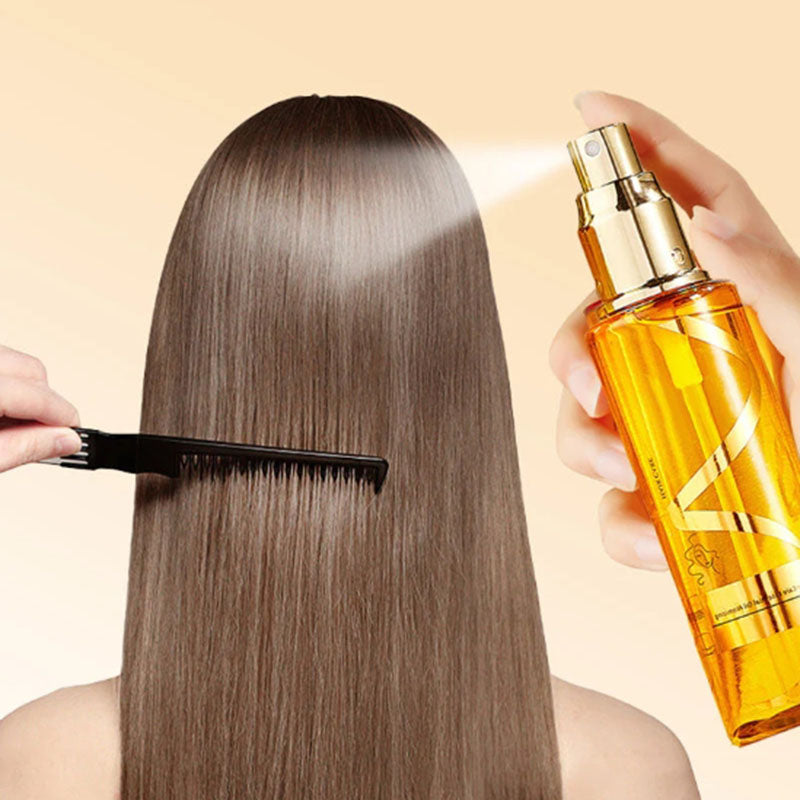Best Perfume Soft Hair Care Essential Oil - Improve Dry & Frizz Hair, No-Wash Anti-Static Spray for Smooth & Shiny Hair - Perfect for Daily Use, Travel & Salon Styling