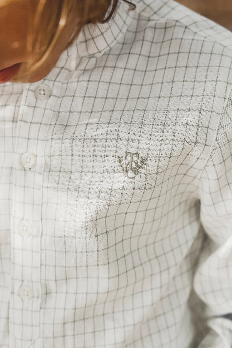 Stylish Green Check Shirt for Kids by Tartine Et Chocolat - Perfect for School, Parties & Family Photos