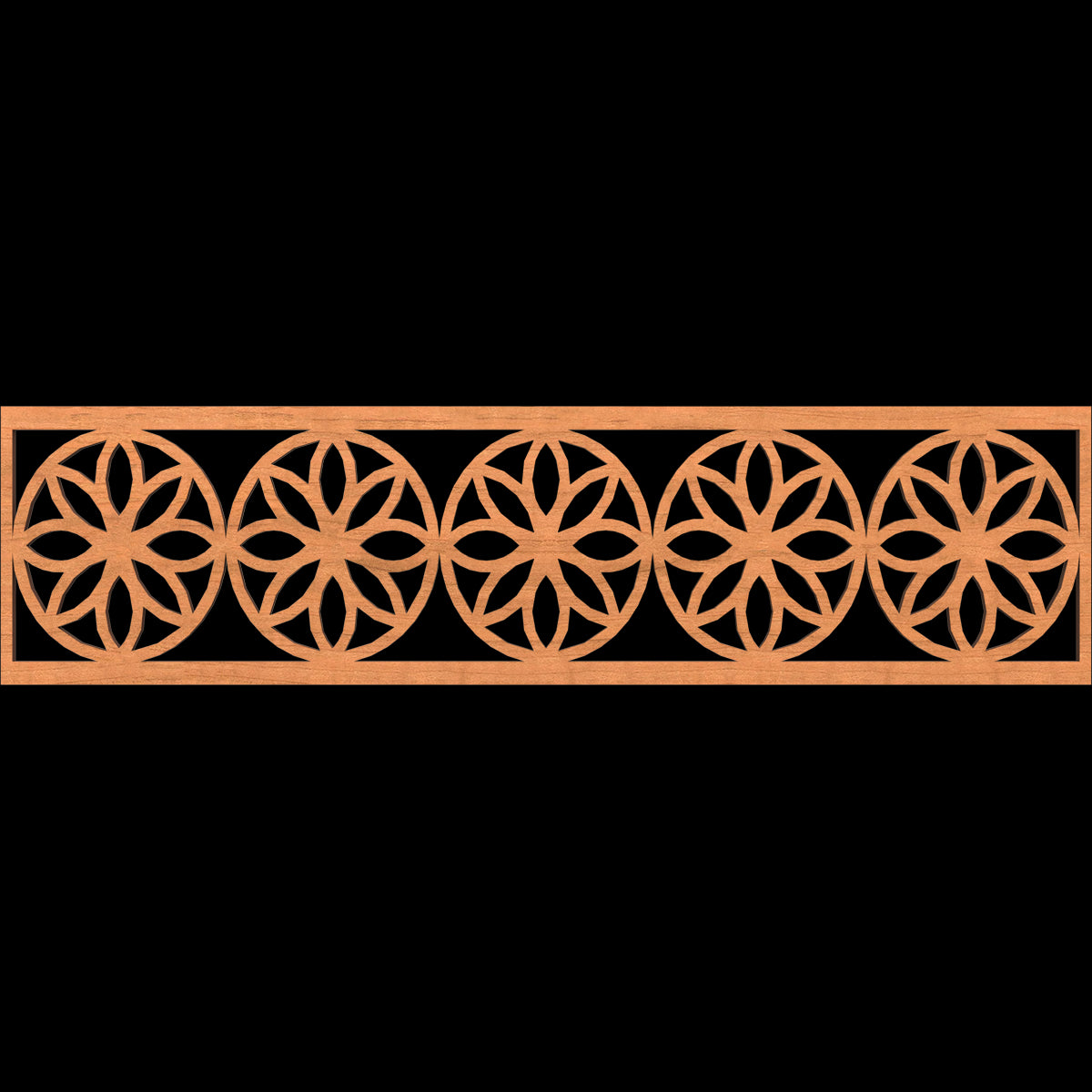 Blume Fretwork Moulding - Decorative Wood Trim for Home Interior Design | Perfect for Wall Paneling, Ceiling Accents & DIY Projects