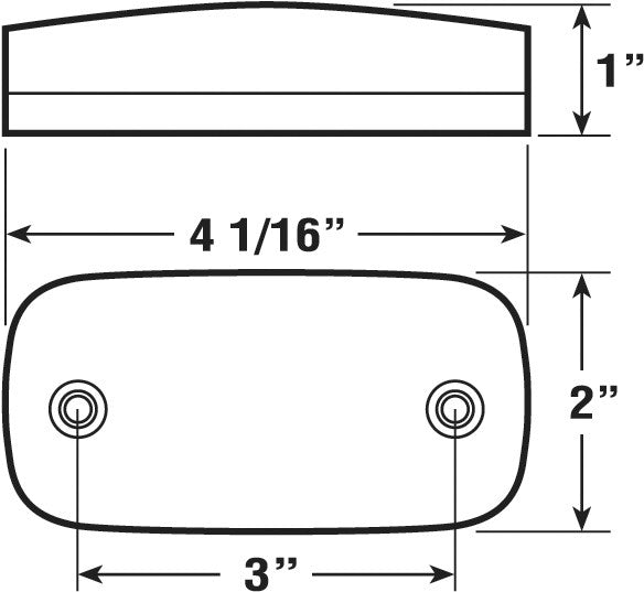 Piranha® LED V180R Red Clearance Marker Light with Reflex Oval - 3 Pack for Trucks, Trailers & Commercial Vehicles - DOT Compliant Side Marker Lights for Enhanced Road Safety