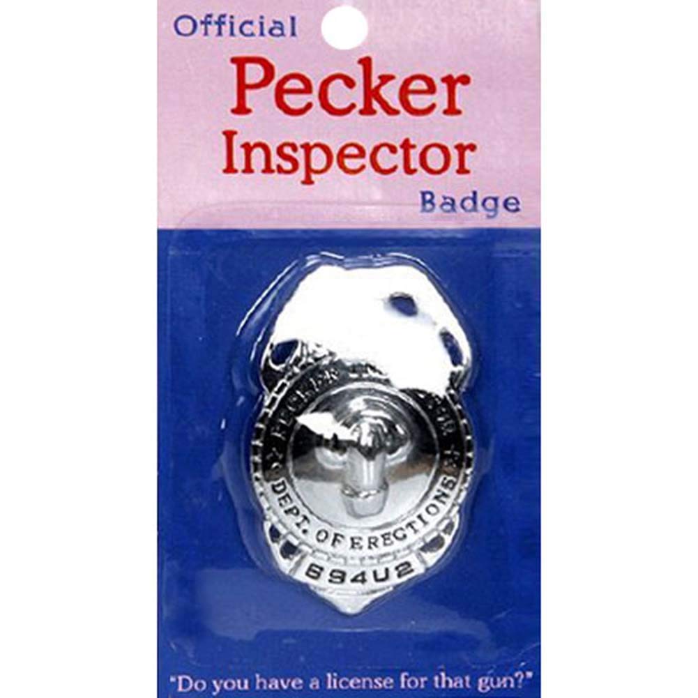 Kheper Games Pecker Inspector Badge - Fun Detective Role Play Accessory for Kids, Perfect for Pretend Play & Costume Parties