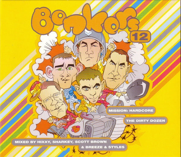 Bonkers 12 - The Dirty Dozen (4xCD Set) | Various Artists | React REACTCD246 | High Energy Dance Music for Parties & Workouts