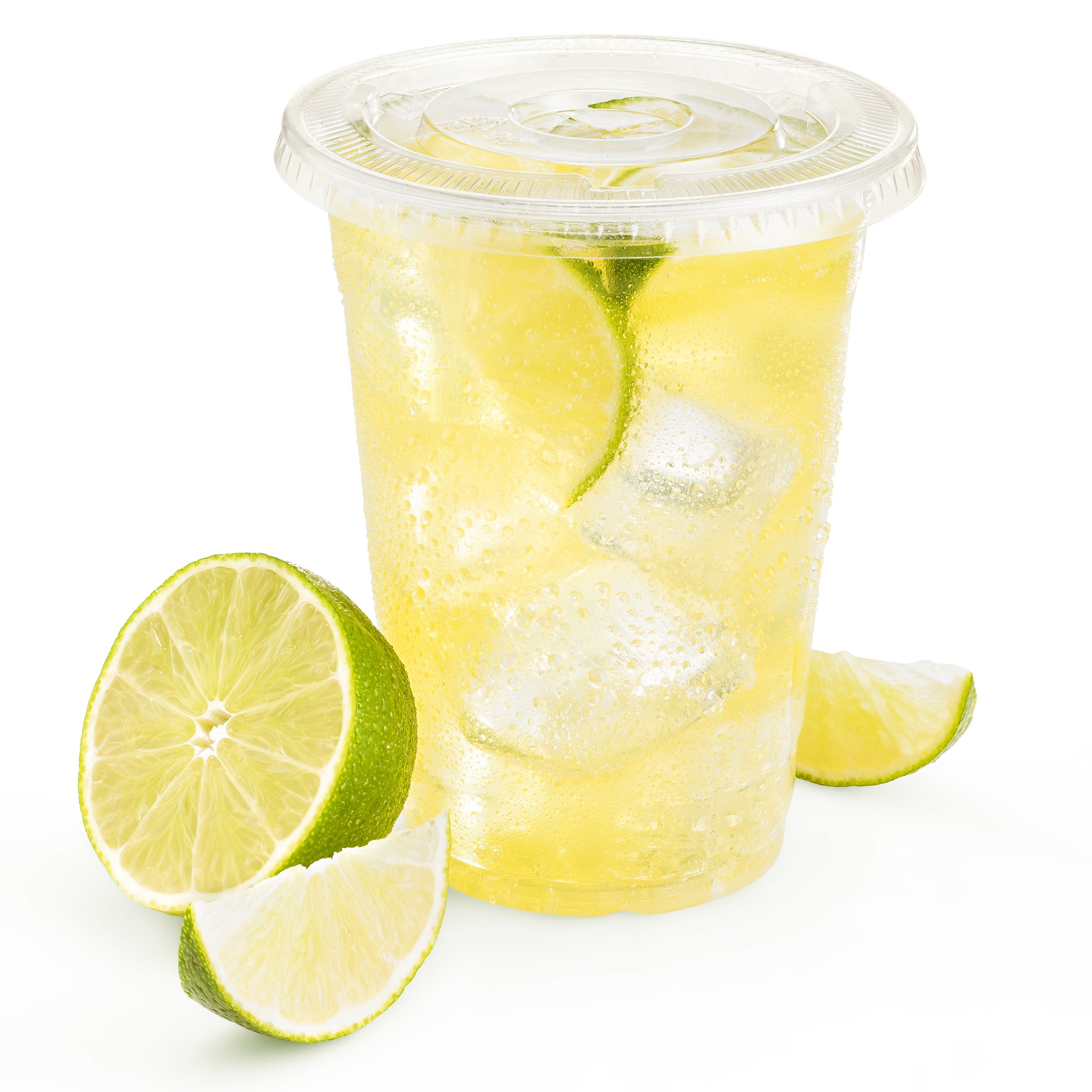 12 oz. Disposable Plastic Cups with Lids - 6 Packs of 100 | Eco-Friendly Party Cups for Cold Drinks, Bubble Tea, Boba, Iced Coffee, Smoothies & Juices | Perfect for Parties, BBQs, Picnics & Office Events